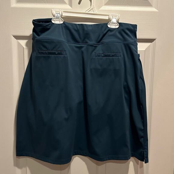 Willit Golf Skirt Solid Green Skort Size XL Active Activewear Summer Stretch - Picture 3 of 9